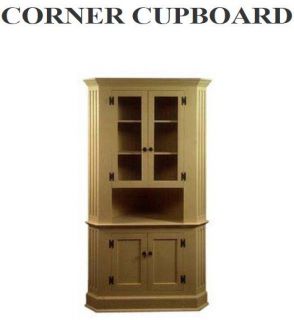 Make and Build A Wooden Corner Cabinet DIY Plans PDF Disc for PC