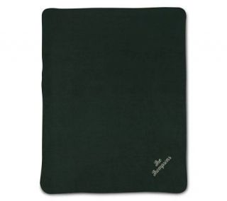Things Remembered Forest Green Fleece Throw —