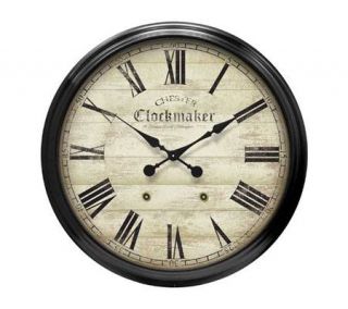 Oversized Metal Chester Clockmaker Wall Clockby Infinity   H131268