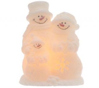 Home Reflections Snowman Family Flameless Candle   H198068