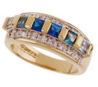 Jacqueline Kennedy Shades of the Sea Simulated Sapphire Ring