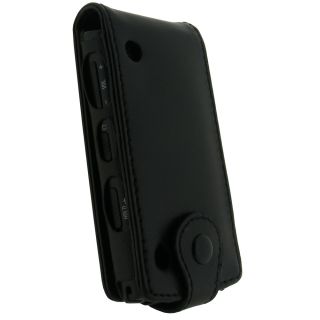 Genuine Napa Leather Case for Sony Walkman NWZ S544 S545  Black