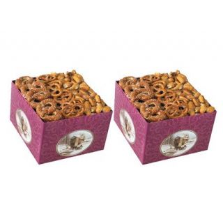 Olde Mill Gift Boxes with Utz Pretzel Assortment   Set of 2 — 