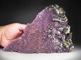 Sphalerite and Amethyst, Creede, Colorado
