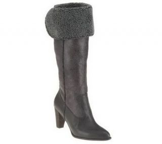 KathyVanZeeland Over the Knee Boots with Foldover Cuff   A219476
