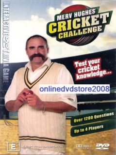 Merv Hughes Cricket Challenge Trivia DVD Game New SEALED