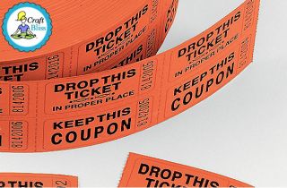  Double Roll Raffle Tickets for Halloween Crafts CONTESTS More