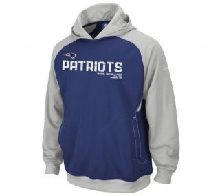 NFL Patriots Mens Sideline Performance HoodedSweatshirt —