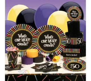 One More Candle 50 Deluxe Party Kit for 8 —