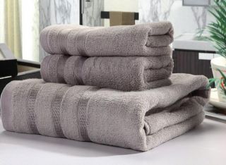 Pcs Combed Egyptian Cotton Bath Towel Set Several Colors to Choose