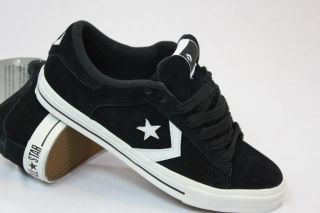 Converse Cons Pro Leather Black Suede Skate Shoe All Star Mens Sizes 5