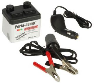 Porta Jump Rechargeable Car Battery Booster w/Jumper Cables — 
