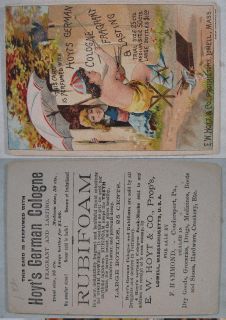 1887 Hoyts German Cologne Coudersport PA Trade Card