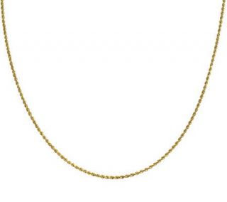 EternaGold 28 Solid Rope Chain Necklace, 4.6g —