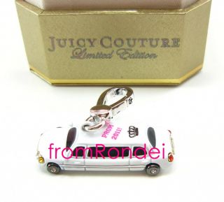 Juicy Couture 2011 Limo Limousine Car Silver Charm Z510