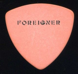 Foreigner 1995 Moonlight Tour Guitar Pick Bruce Turgon Custom Stage