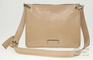 Gucci Vintage Tan Leather Expandable Crossbody Handbag