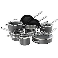 New 13 Piece Cooks Hard Anodized Aluminum Cookware Set $400