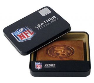 NFL San Francisco 49ers Embossed Trifold Wallet —