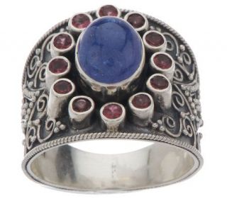 Artisan Crafted Sterling Limited Edition 3.20ct Gemstone Ring 