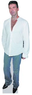 SIMON COWELL Life Size Cardboard Cutout Real Stand Up Merchandise X