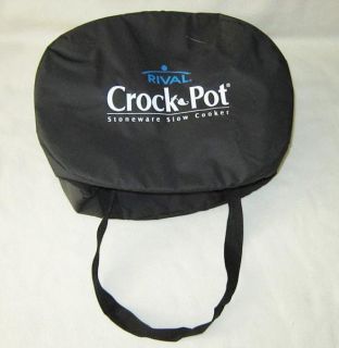 Genuine Rival Crock Pot Slow Cooker Insulated Carry Bag for 7 Quarts