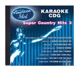 Sound Choice CDG   American Idol Super CountryHits 3 —