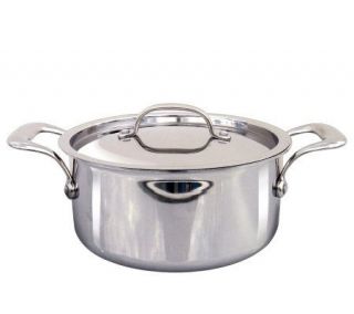 Welco 2 Piece 5 Qt Stainless Steel Tri Ply Dutch Oven   Mirror