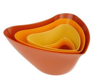 Rachael Ray Set of 6 Nesting Hipster Bowls —