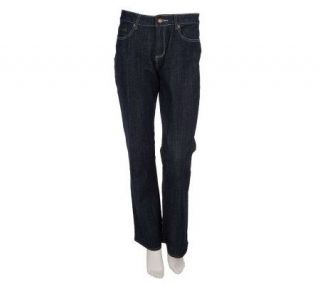 Motto Stretch Denim Bootcut Jeans with Back Pocket Design —