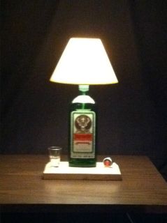Liquor Bottle Lamps Crown Jager or Blue Moon Tap