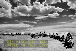 Wagon Train Old West Antique Photograph Expert Reproduction