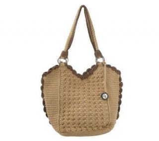 As Is The Sak Crochet Double Handle Tote —
