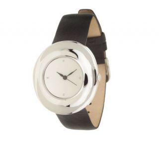 RLM Studio Sterling Soft Pebble Face Black Leather Watch —