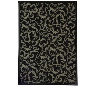 Courtyard Vintage Vine 53 x 77 Rug with Sisal Like Weave   H178950