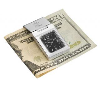 Things Remembered Watch Money Clip —