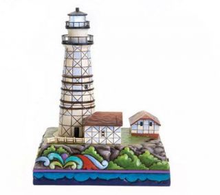 Jim Shore Heartwood Creek Lighthouse Figurine —