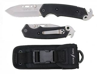 Brand new in box Buck / TOPS CSAR T Responder folding Knife   model