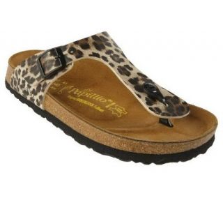 Papillio Gizeh Animal Print Thong Sandals —