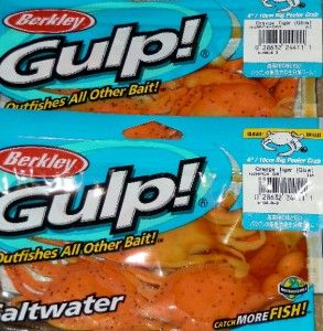  Berkley Gulp Saltwater 4 Rig peeler Crab Fishing Lures T&Js TACKLE