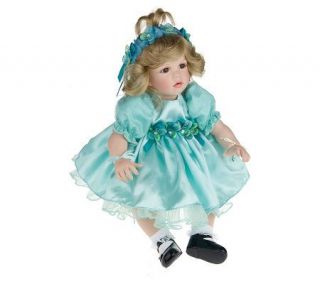 Baby Connie Limited Edition 14 Seated Porcelain Doll by Marie Osmond 
