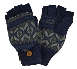 Muk Luks Sweater Vest Flip Glove for Men —