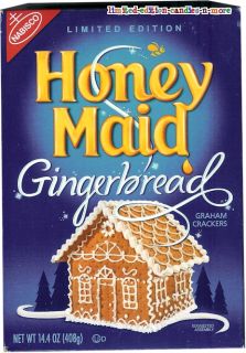 Box Honey Maid Gingerbread Graham Crackers Limtd Edtn