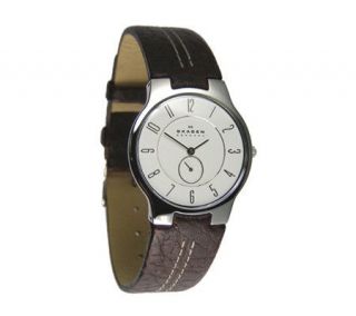 Skagen Mens Casual Watch with Silvertone Accents   J104159