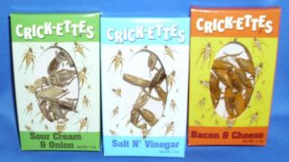 Crick ettes Real Crickets You Eat You Get All Three Flavors For