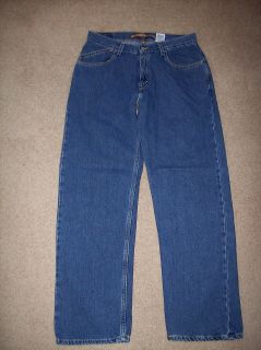 Mens Levis Silver Tab Relaxed Fit Straight Leg 5 Pocket Jeans 31 x