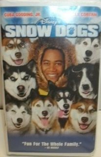 Snow Dogs VHS Cuba Gooding Jr James Coburn Sledding Winter Comdey