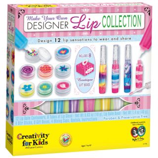 CREATIVITY for Kids MAKE your OWN LIP collection CREATE LIP balm AND