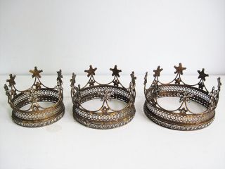  __small medium and large star drape santos cage doll crowns__SML1