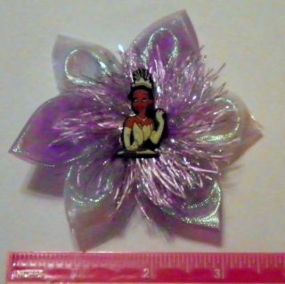   TIANA Hair Flower Clip Bow Custom Boutique DISNEY Inspired Gift Idea